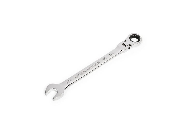 GEARWRENCH 3/4"" 4 Degree Swing Arch 12 Point Flex Head Ratcheting Combination Wrench - 86749 - Image 3